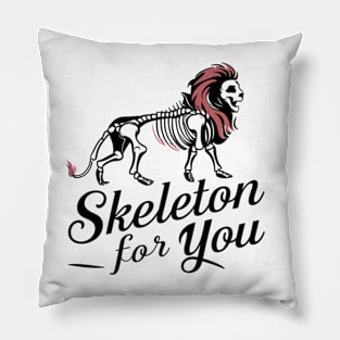 Lion skeleton for you Pillow