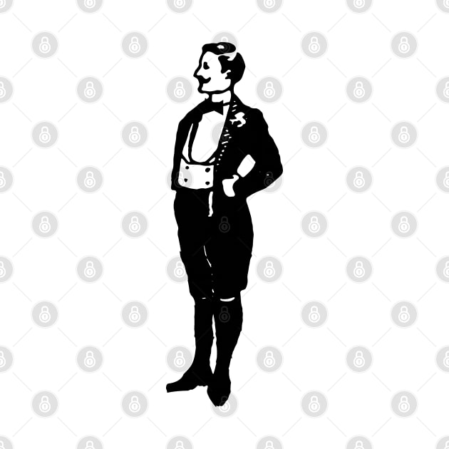 Dapper Tuxedo Gentleman Graphic by penandinkdesign@hotmail.com