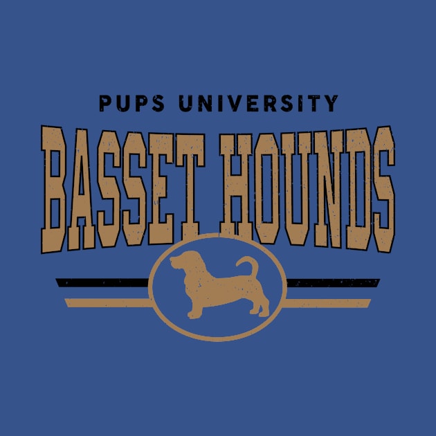 Basset Hounds - Pups U by InspiredQuotes