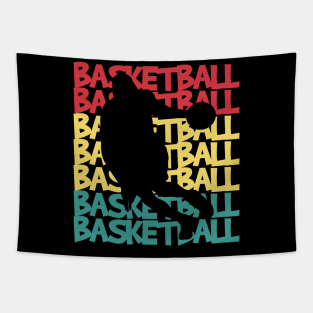 Retro Basketball Player Tapestry