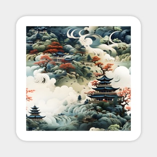 Castles Pattern 20 - Japan Magnet