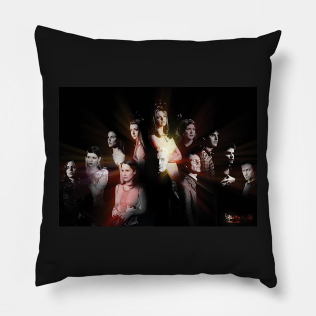 Buffy - Characters Pillow by MaxencePierrard