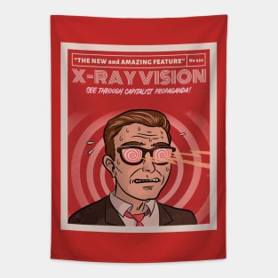 Anti-Capitalist X-Ray Specs Tapestry