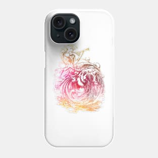 Mermaid Wave In Sunset Phone Case