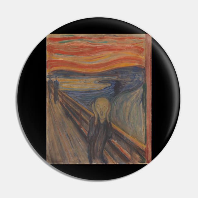 Edvard Munch Pin by KOTFILMS