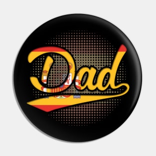 Spanish Dad - Gift for Spanish From Spain Pin