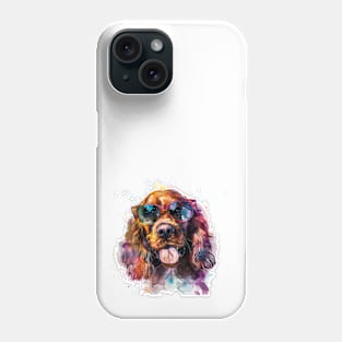 Cocker Spaniel with Sunglasses Phone Case