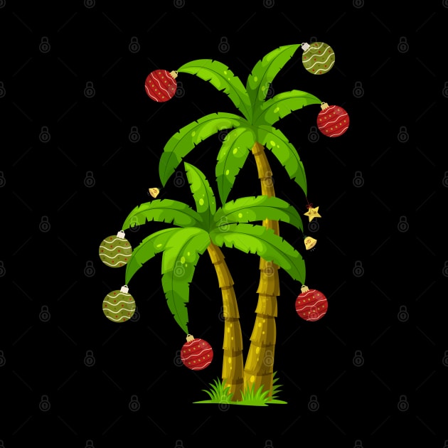 christmas palm tree coconut for boys girls by NiceTeeBroo