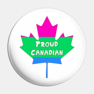 Proud Canadian (Polysexual) Pin