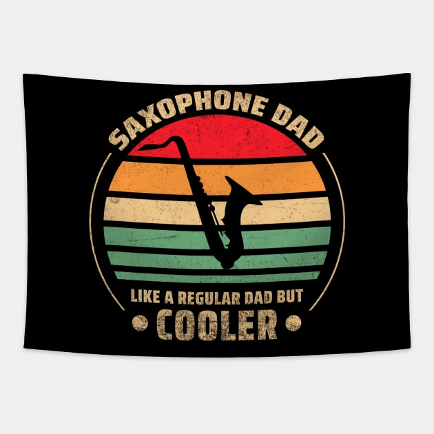 saxophone dad Tapestry by ris_kiefendi