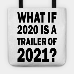 What if 2020 is a trailer of 2021? Tote