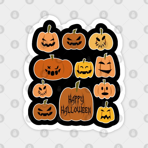 Happy Halloween Party Costume Gift for a Halloween Lover Magnet by Riffize