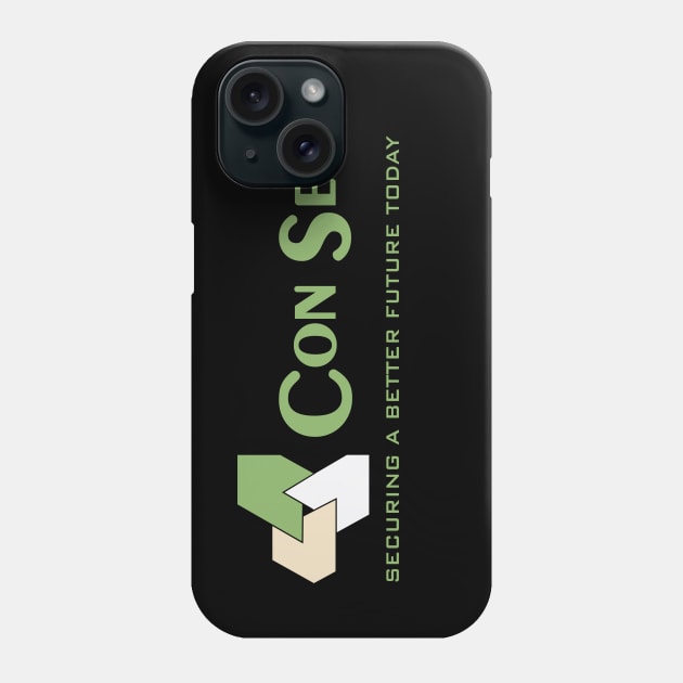 ConSec - Securing a Better Future Today Phone Case by Meta Cortex