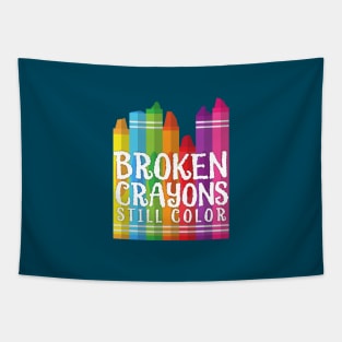 Broken Crayons Still Color Tapestry