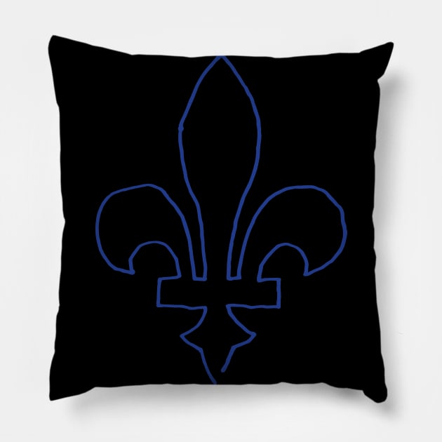 One line Quebec Pillow by COLeRIC