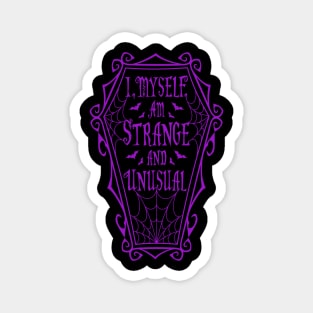 Gothic Coffin Quote Magnet