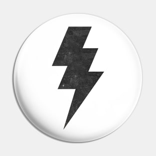 Lightning Bolt black Pin