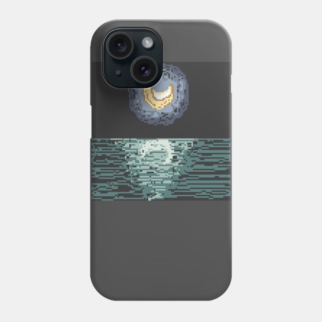 Moon at Night Phone Case by Laura Beth Art