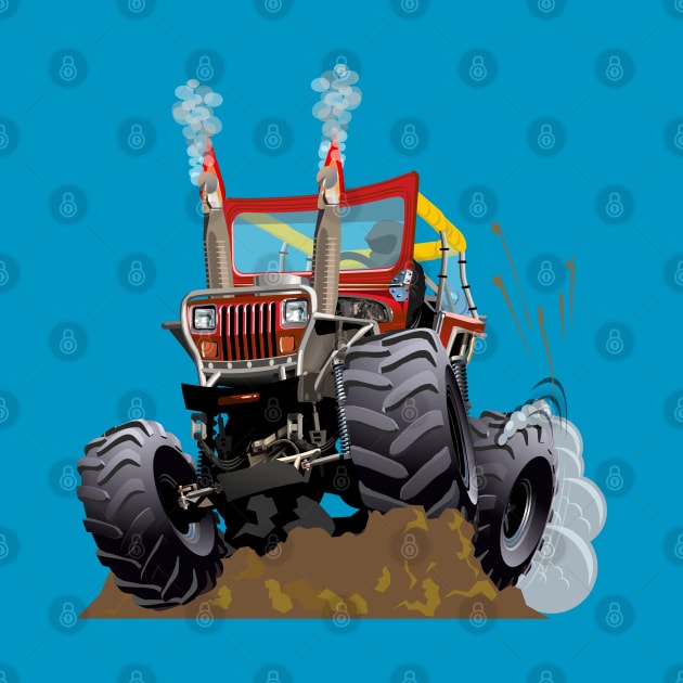 Cartoon Monster Truck by Mechanik