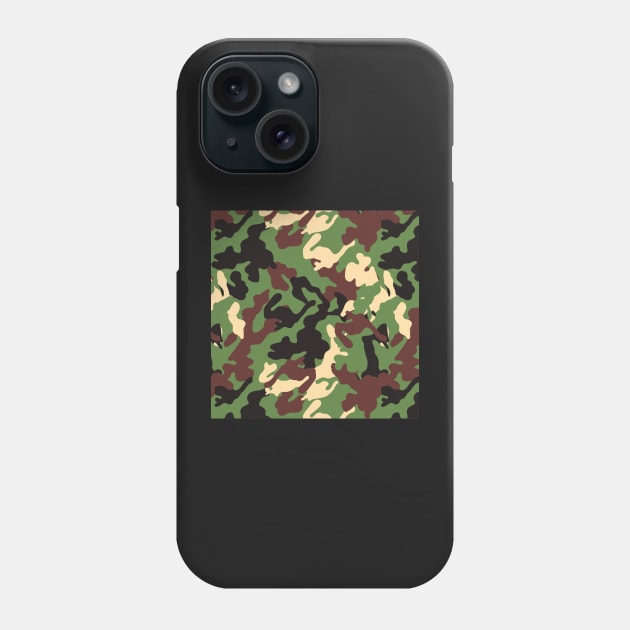 Camo Mask Phone Case by mikepod