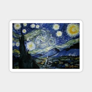 Reproduction of Starry Night Magnet