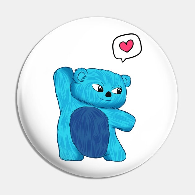 Beebo Loves you Pin by ribeironathana