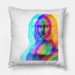 Mona Glitch Pillow