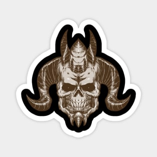 Demon skull FC Magnet