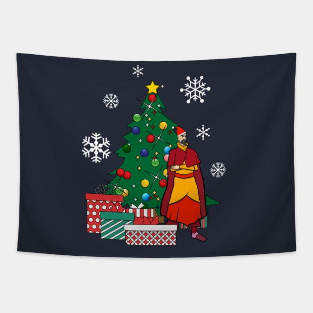 Tenzin Around The Christmas Tree Avatar Tapestry by Nova5