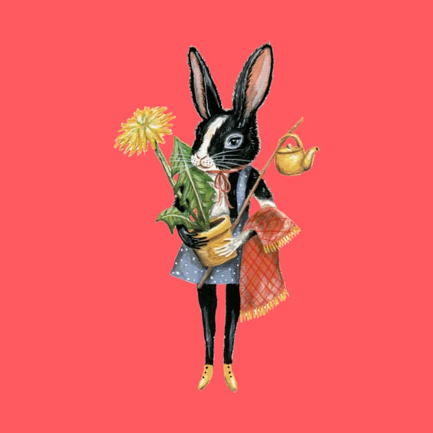 Milly the black and white rabbit by KayleighRadcliffe