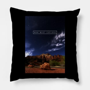 Man Must Explore - HelloGreedo Original Pillow