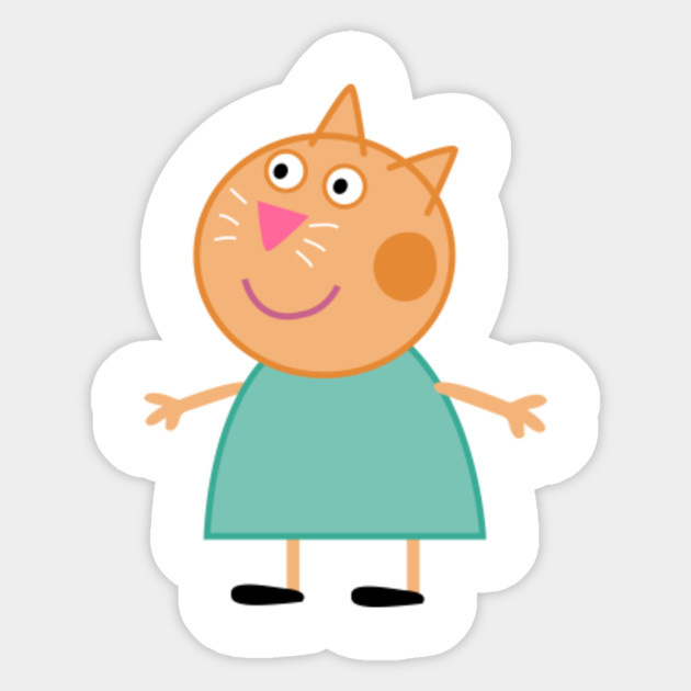 Candy Cat Peppa Pig Sticker Teepublic