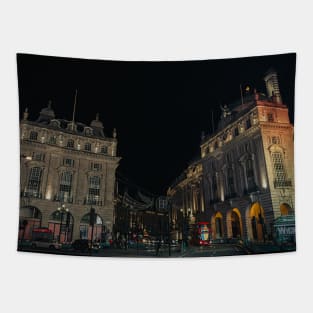 Night Piccadilly Circus - London Tapestry