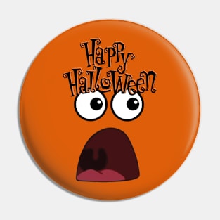 Happy Halloween Ghost Pin