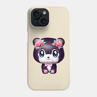 Cute kawaii panda bear Phone Case