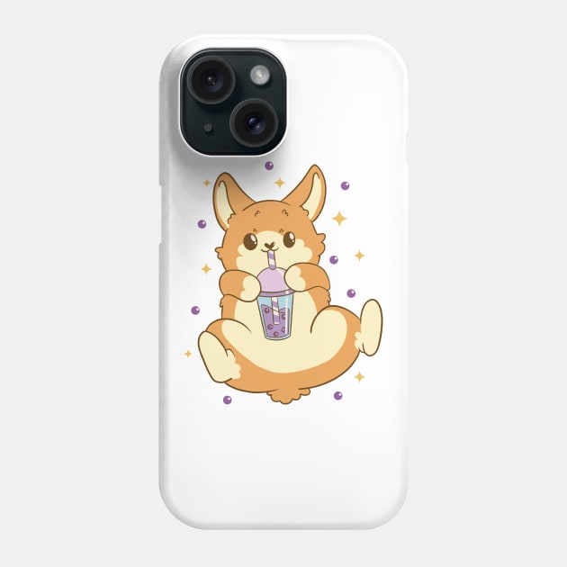 Dog Bubble Tea Phone Case by LindenDesigns