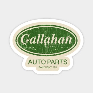 VINTAGE -  Callahan Auto Parts Green Magnet