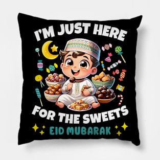 Eid Mubarak Kids Funny Happy Eid Al Fitr Eid Al Adha Sweets Pillow