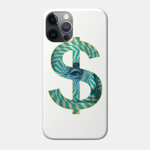 Seeing Eye Dollars Money - Triangle - Phone Case