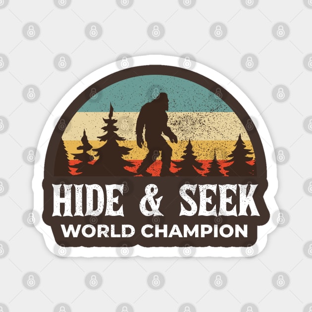 Hide and Seek World Champion Bigfoot Magnet by Design Malang