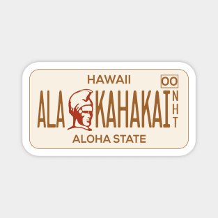 Ala Kahakai National Historic Trail license plate Magnet