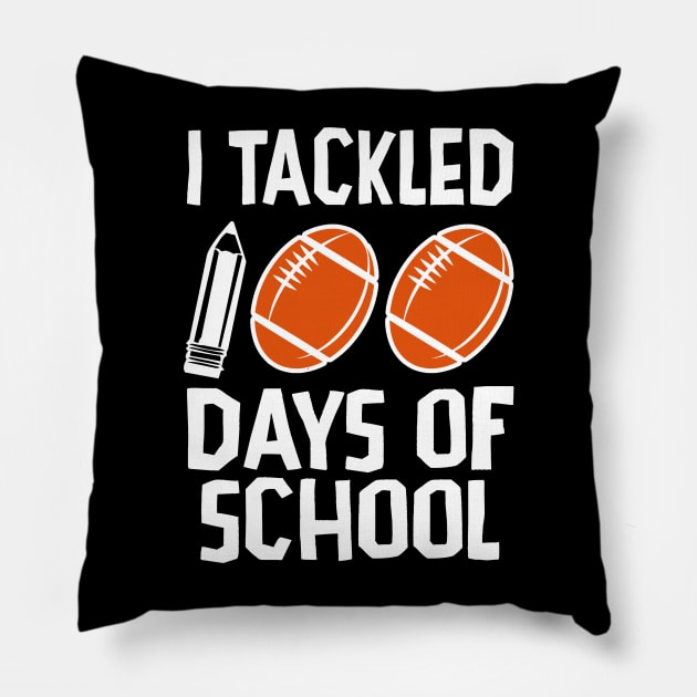 I tackled 100 days of school Pillow by Giftyshoop