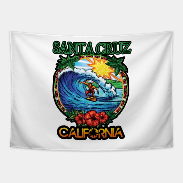 Santa Cruz Tapestry by ZombeeMunkee