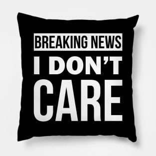 Breaking News Pillow