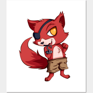 Five Nights at Freddy&amp;amp;#39;s - Foxy The Pirate Fox Poster for  Sale by Jobel