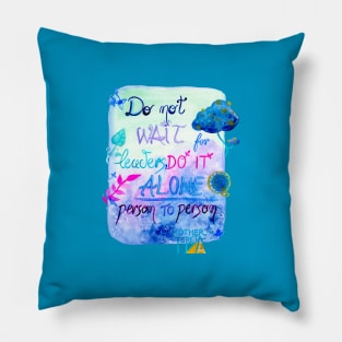 Mother Teresa quote Pillow