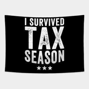 I survived tax season Tapestry