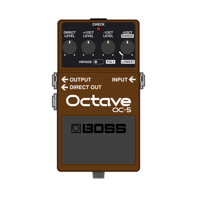 Boss OC-5 Octave Guitar Effect Pedal by conform