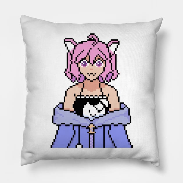 Pixel Nyanners Pillow by rafagars