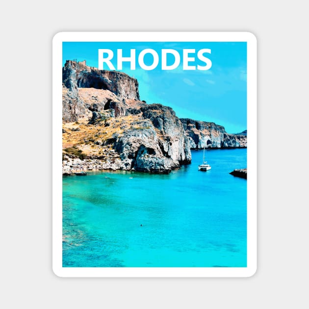 Rhodes Magnet by greekcorner